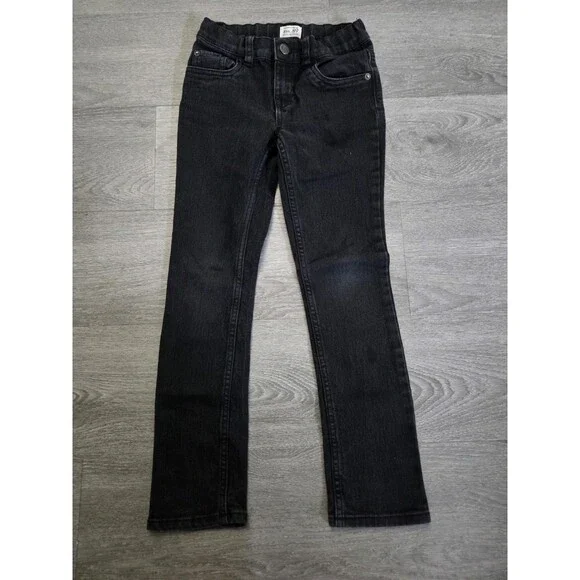 The Children's Place Est. 89 Girls Skinny Jeans Size 8 Black Stretch Denim