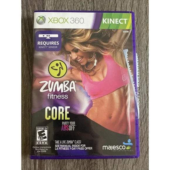 Zumba Fitness Core (Xbox 360 Kinect‎ Game) Complete CIB