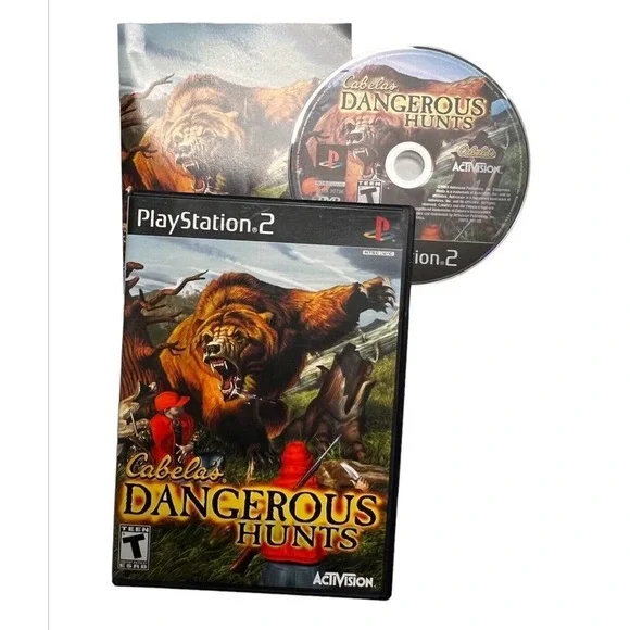 Cabela's Dangerous Hunt for Sony PlayStation 2‎ PS2, Complete Game DGN-C