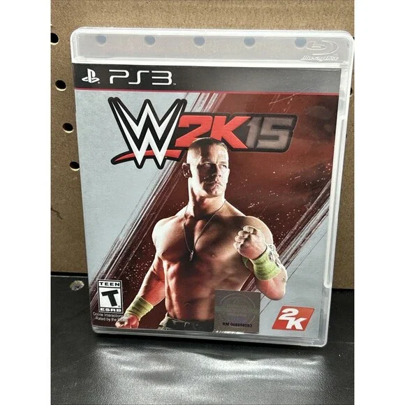 WWE 2K15 (Sony PlayStation 3, PS3, 2014) Case & Manual - No Game