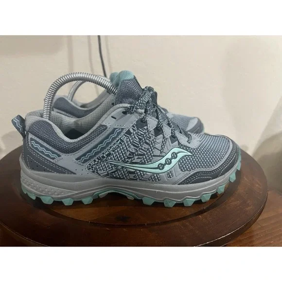 Saucony Grid Excursion TR12 Womens  9.5 Blue‎ Athletic Running Shoes Sneakers