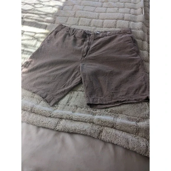 Goodfellow & Co Mens Every Wear Shorts Brown Size 38 Flat Front Casual