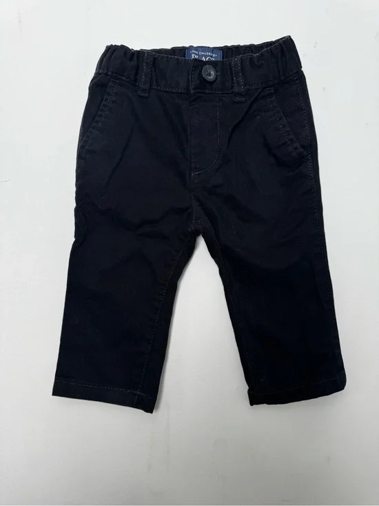 Infant Boys Black Dress Pants