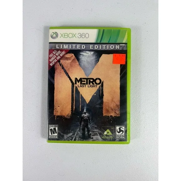 Metro Last Light Limited Edition - Microsoft Xbox 360 Tested Authentic