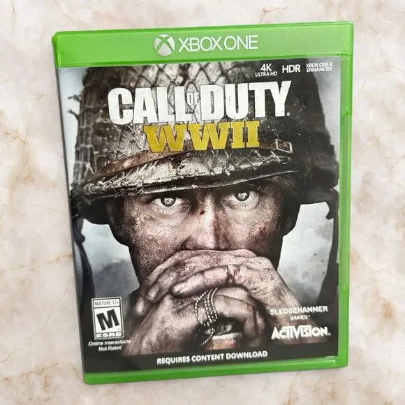Call of Duty: World War 2 WW2 (Xbox One, 2017) - Complete In Case