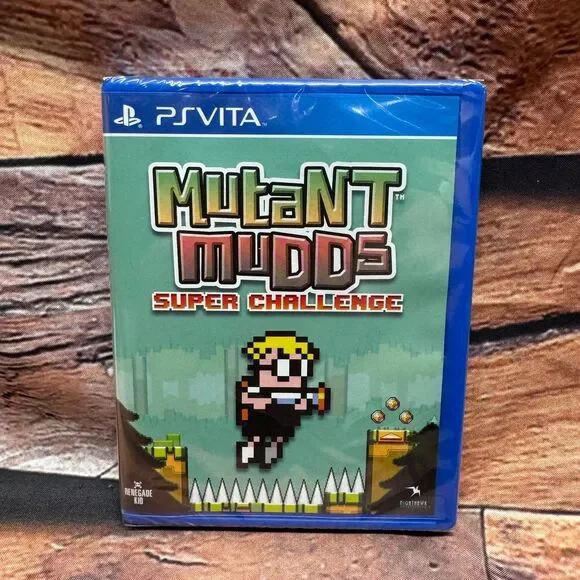 Mutant Mudds Super Challenge PS Vita Video Game Limited Run #55