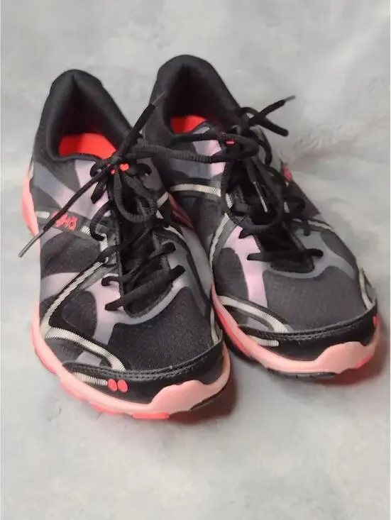 NWOT Ryka Women's Black/Pink/Influence Training Sneakers Size 6M
