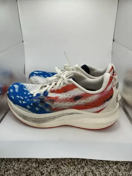 Saucony Endorphin Speed 2 Womens 8.5 USA Stars Stripes Running Shoes Sneakers
