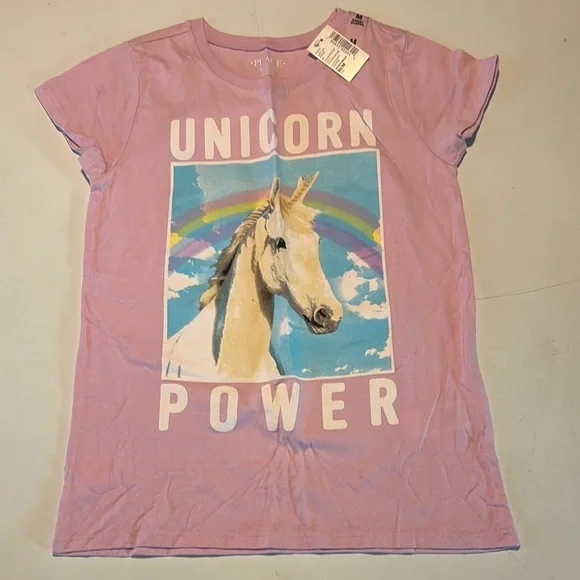 The Children’s Place Girls Unicorn Power Kids T-Shirt