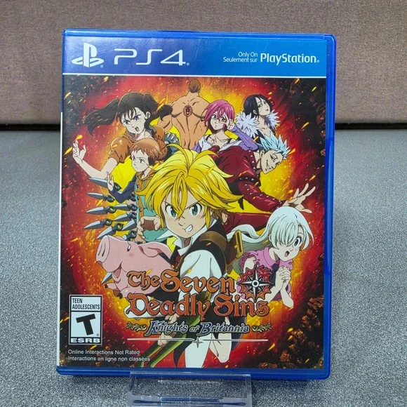 Bandai Namco The Seven Deadly Sins Knights of Britannia PS4 Blue Excellent Anime