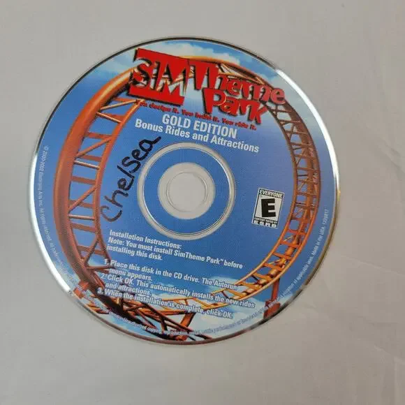 Sim Theme Park Gold Edition Disc PC