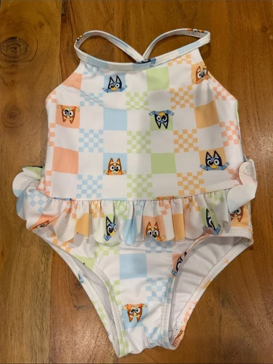 NWOT Bluey One-Piece Swimsuit