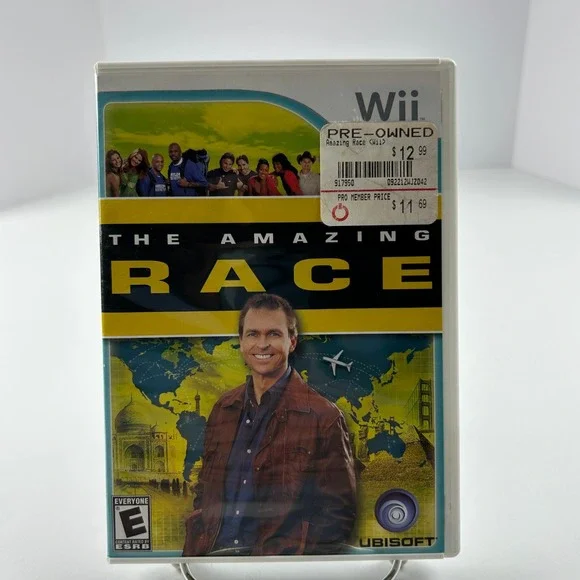 The Amazing Race Nintendo Wii Video Game Ubisoft Phil Keoghan White Case USA