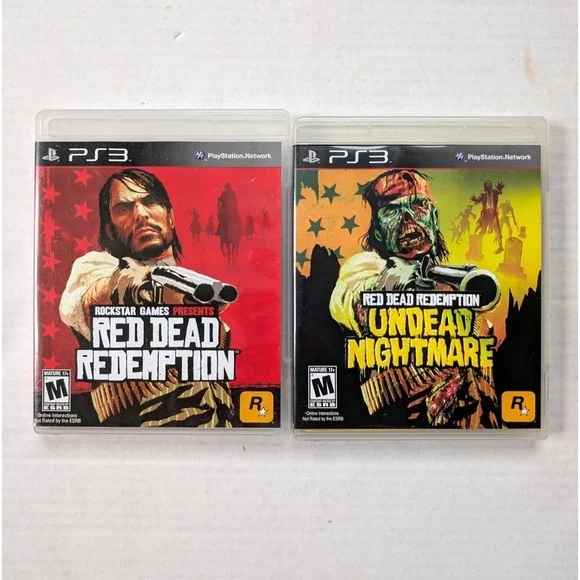 Red Dead Redemption & Undead Nightmare with Map Sony PlayStation 3 2010 Tested