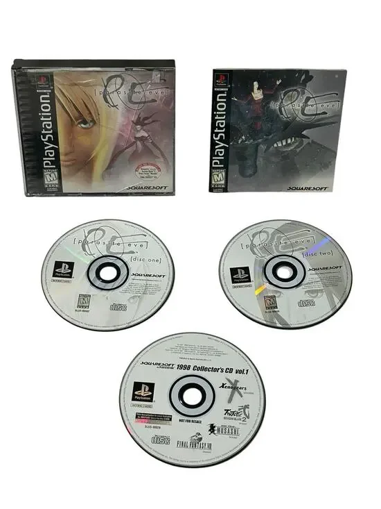 Sony PlayStation 1 PS1- Parasite Eve + Case Manual & Registration Card Complete