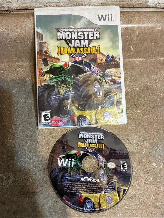 Wii Monster Jam: Urban Assault - Video Game (Green)