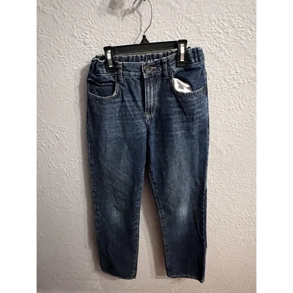 Childrens Place Boys Size 10 Straight Denim Blue Jeans‎ Adjustable Waist