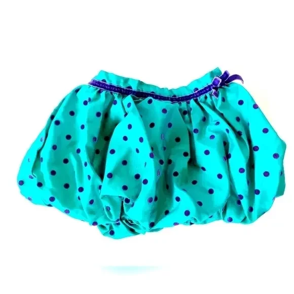 Teal & Purple Polka Dot Bubble Skirt 18-24 Months Childrens Place‎