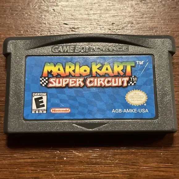 Mario Kart Super Circuit - Nintendo Game Boy Advance - Tested & Works!