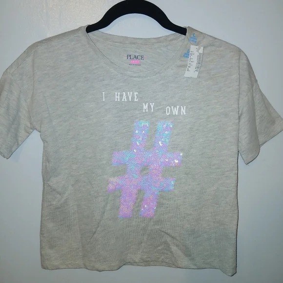 THE‎ CHILDREN'S PLACE GIRLS GRAPHIC SEQUENCE SHIRT LARGE