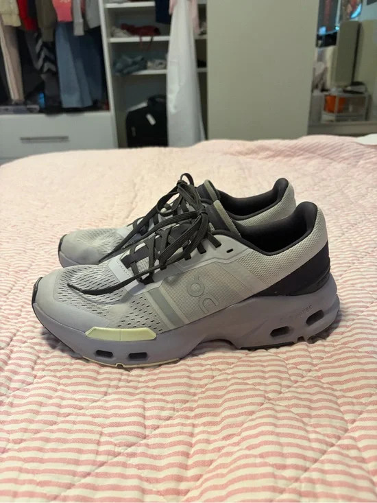 Grey, Black and Purple On Cloud Sneakers - worn a few times