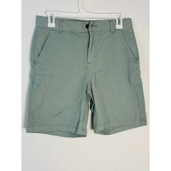 The Childrens Place Boys Sage Green Chino Shorts Size 14 NWT Cotton Twill Casual