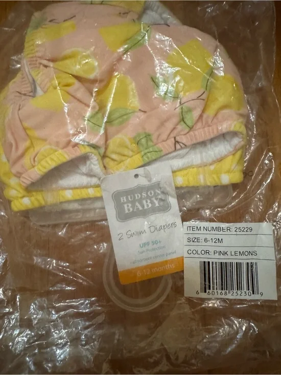 Hudson Baby Swim Diapers (6-12M) NWT