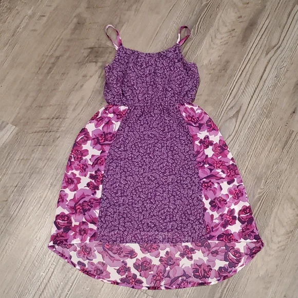 Children's Place Spaghetti Flower & Butterly Dress Size 5/6