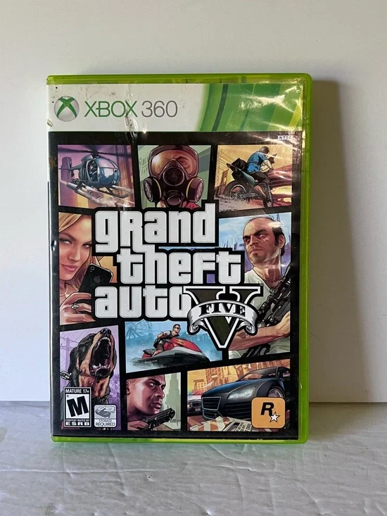 Xbox 360 Game Grand Theft Auto 5 Has Booklet Tested and Works