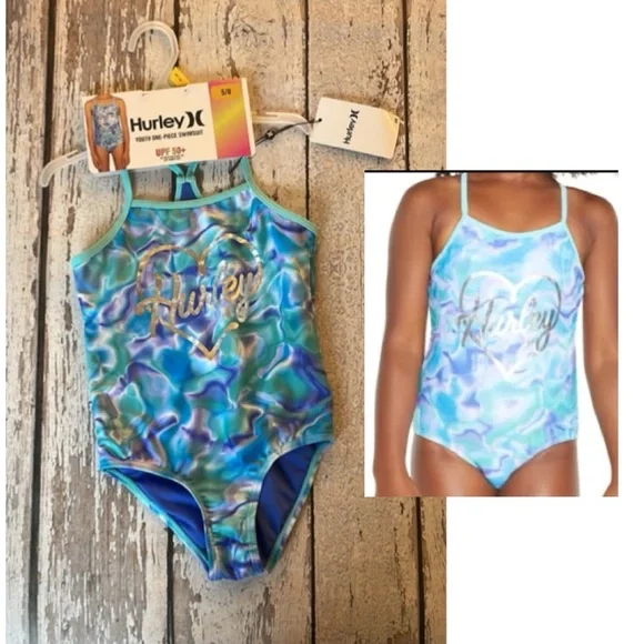 Hurley Girls One-Piece Swimsuit - Sz 5/6