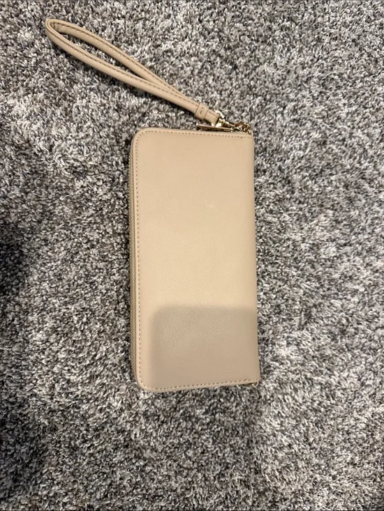 Wristlet Card & Key Holder - Beige