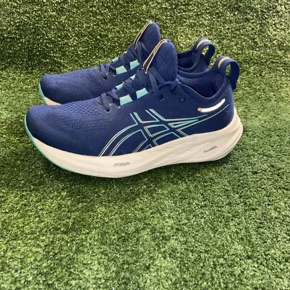 Asics FF Blast Plus Gel-Nimbus 26 Running Shoes Blue Women’s Size 8.5 Sneakers