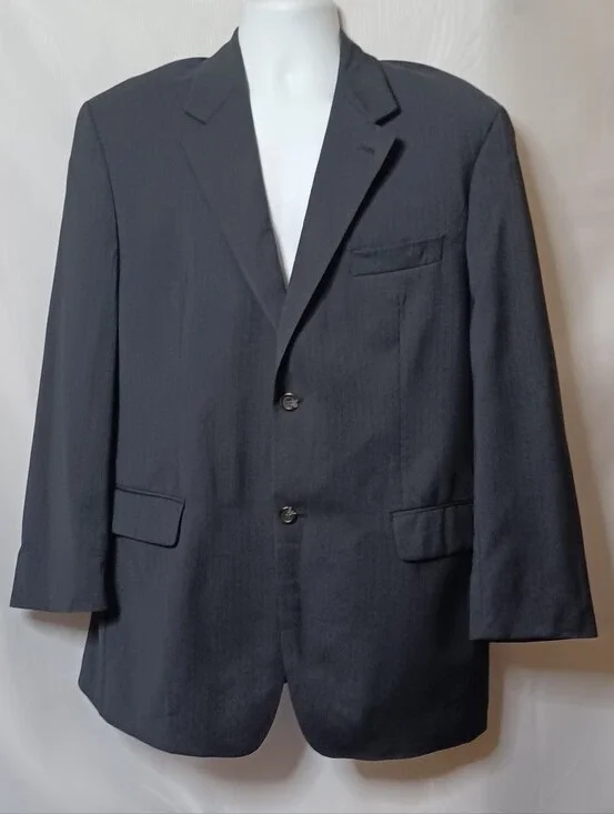 Ralph Lauren made Expressly for Dillard Men's Classic Wool Navy Blue Blazer. 40R