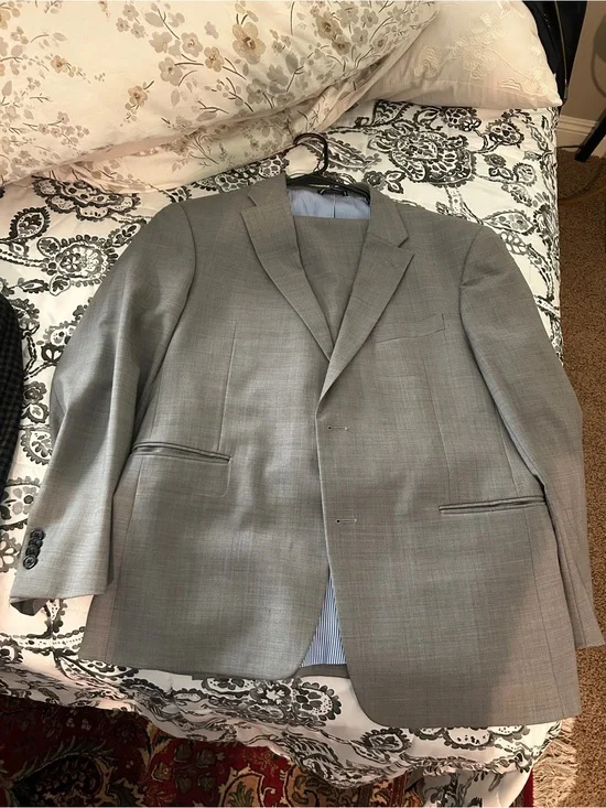 Tommy Hilfiger Gray Single-Breasted Sport Coat