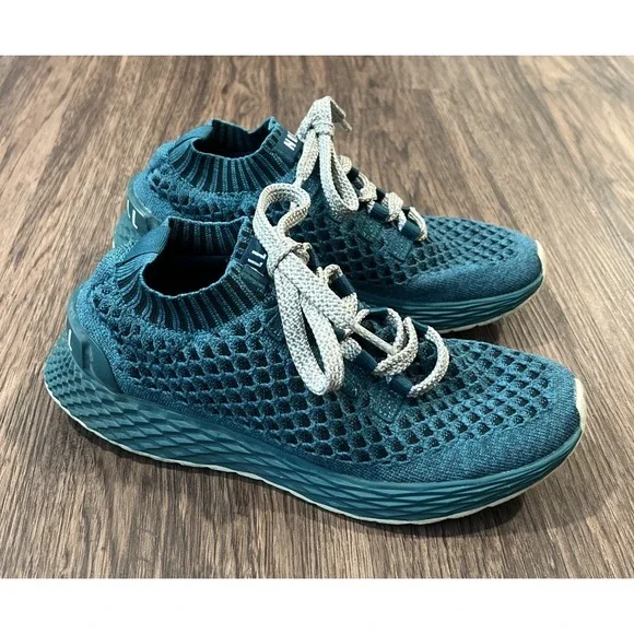 NOBULL Allday Womens Size 8 Shoes Deep Teal Knit Training CrossFit Workout Gym