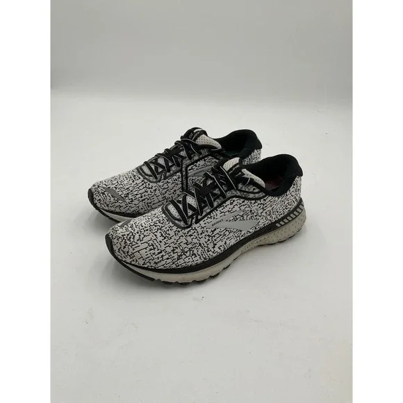 Brooks Adrenaline GTS 20 Shoes Womens Size 8 White Black Running Sneakers