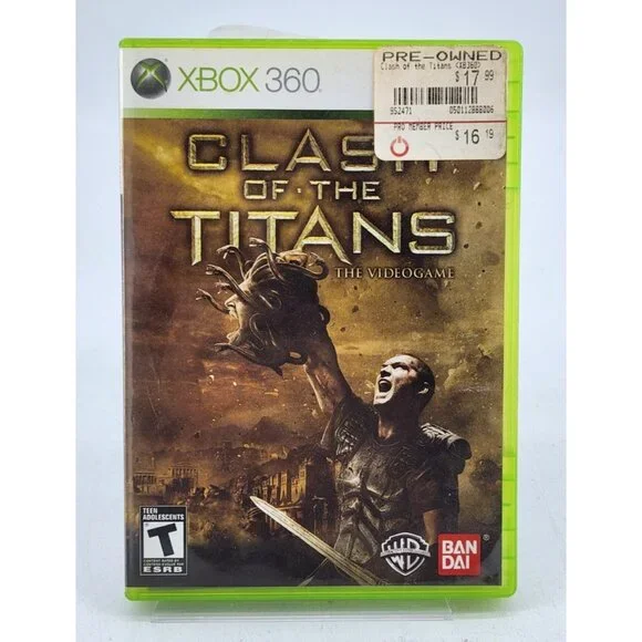 Clash of the‎ Titans: The Videogame ~ Xbox 360 (Bandai, 2010) Complete TESTED