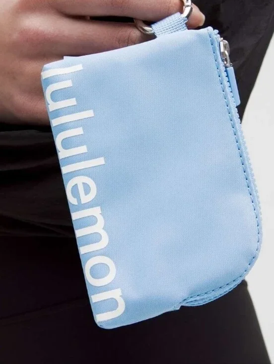 Lululemon Clippable Card PouchProud Cloud / White