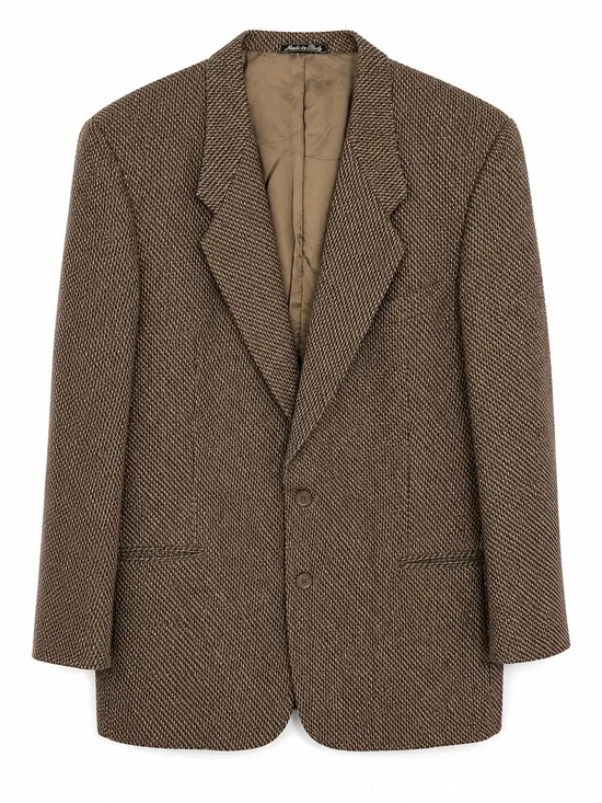 Giorgio Armani Le Collezioni Brown Pure Wool Sport Coat Blazer 42R Made in Italy