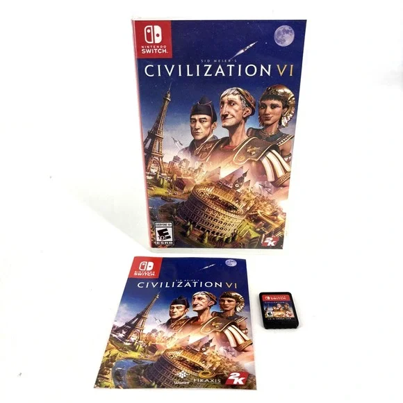 Sid‎ Meier's Civilization VI (Nintendo Switch, 2018) TESTED!