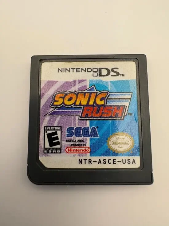 SEGA Sonic Rush Nintendo DS Game NTSC-U/C Cartridge Only- Tested and Working