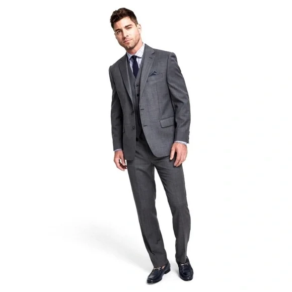 Ralph Lauren Men’s Blue Label 2-Piece‎ Athletic Fit Suit 44Long 38Wide