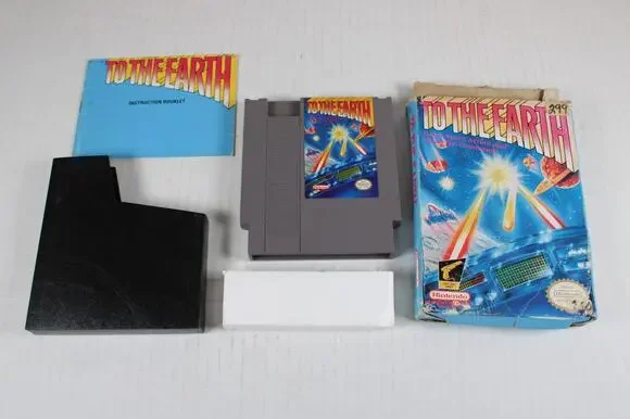 To the Earth CIB (Nintendo Entertainment System, 1990, NES) authentic, complete