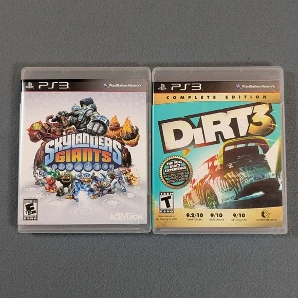 Skylanders Giants and Dirt 3 Complete Edition Bundle PS3‎ PlayStation 3 Games