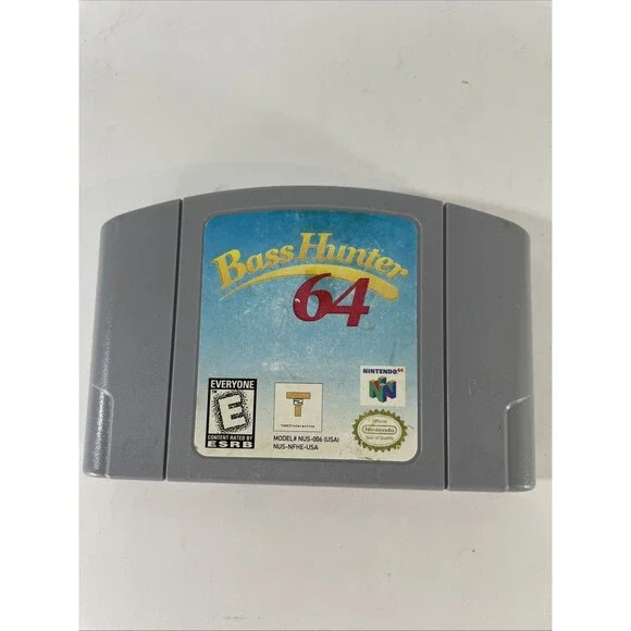 Bass Hunter 64 Nintendo 64 N64 Game Cartridge Authentic Tested