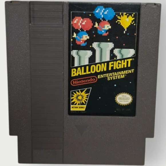 Balloon Fight -Nintendo NES (1989) Authentic Game Tested Fast Shipping!