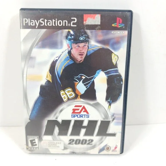 NHL 2002 Sony PlayStation 2 PS2 EA Sports Hockey Game Mario Lemieux Complete CIB