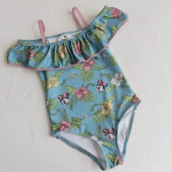 Disney Cruise Line Minnie Mouse Swimsuit One Piece 7/8 Girls DCL