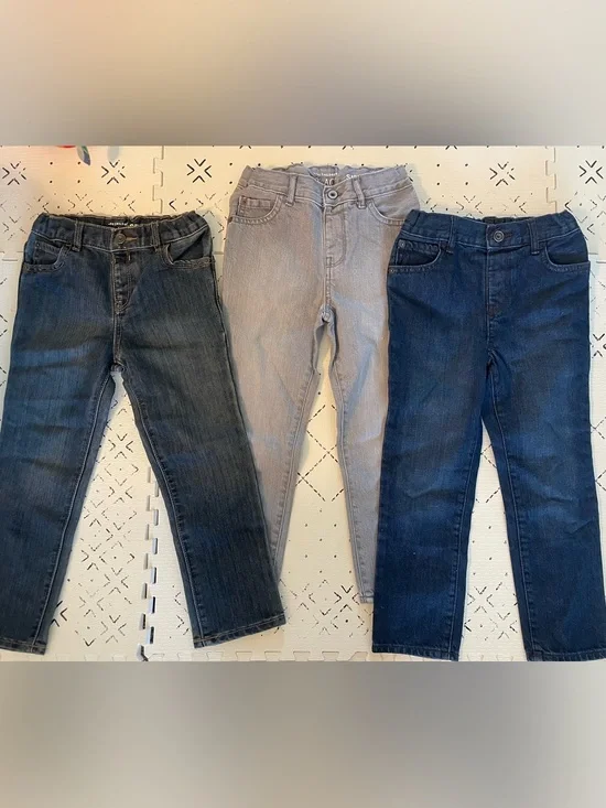 The Children’s Place Boys 5T Skinny Jeans Trio Bundle NWT