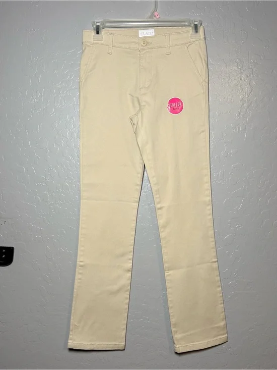 NWT Childrens Place Girls Uniform Cotton Stretch Skinny Chino Pants Lot 3 Size 1